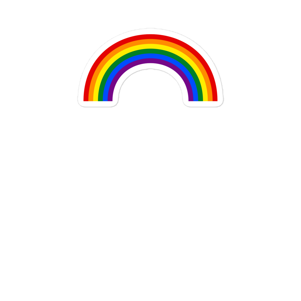 Pride Flag Rainbow LGBTQIA+ Colors stickers