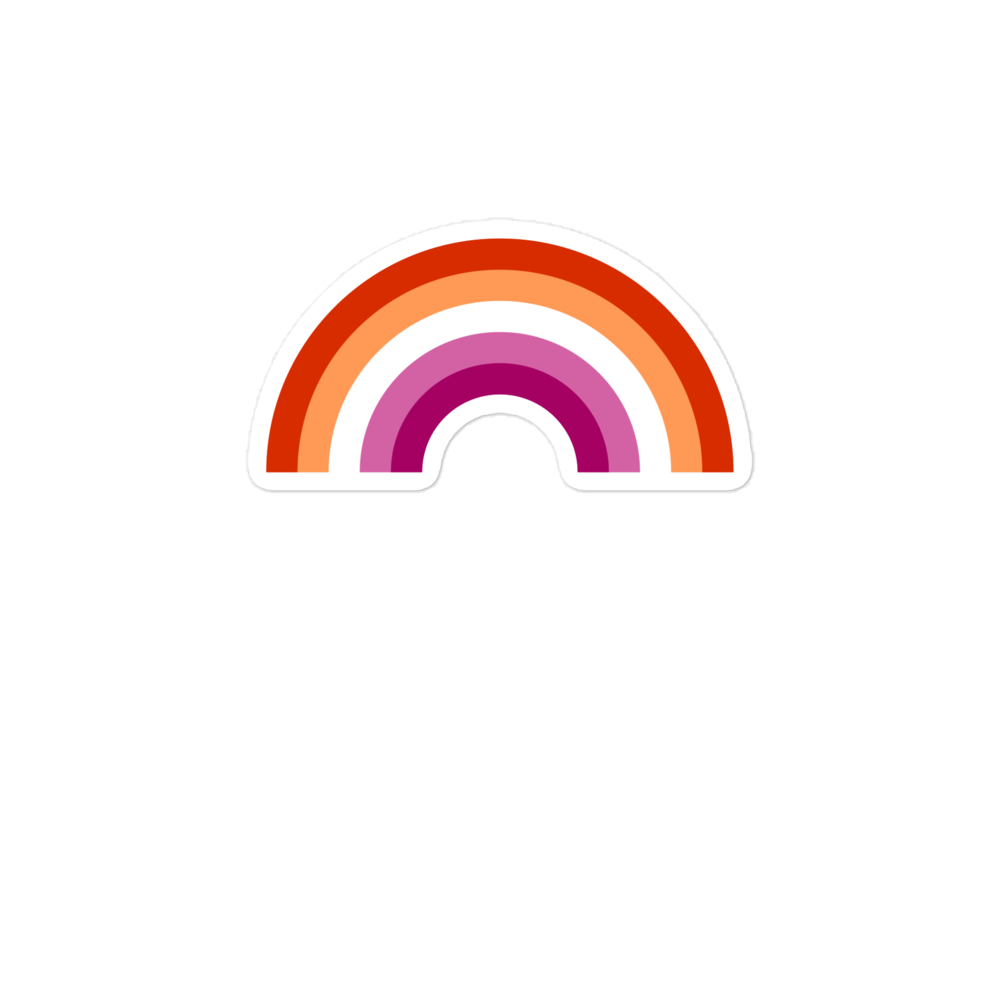 Pride Flag Rainbow Lesbian Colors stickers