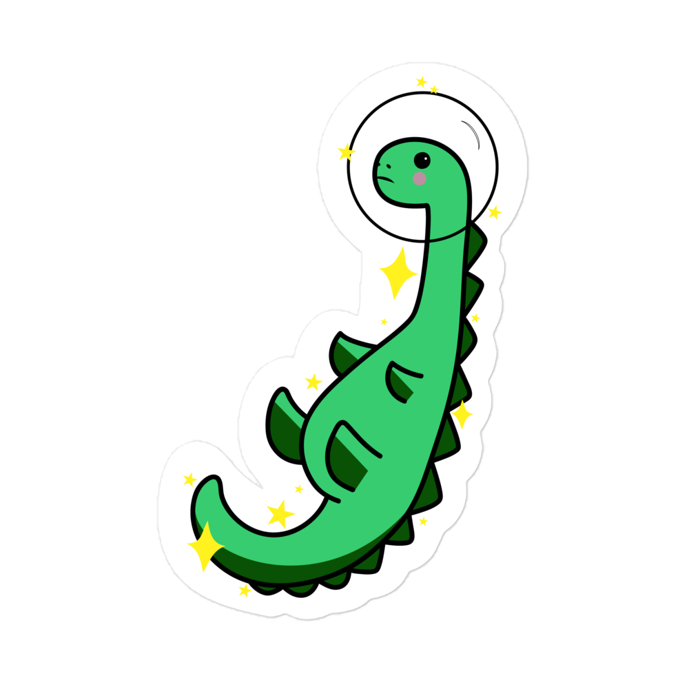 Space Dino stickers