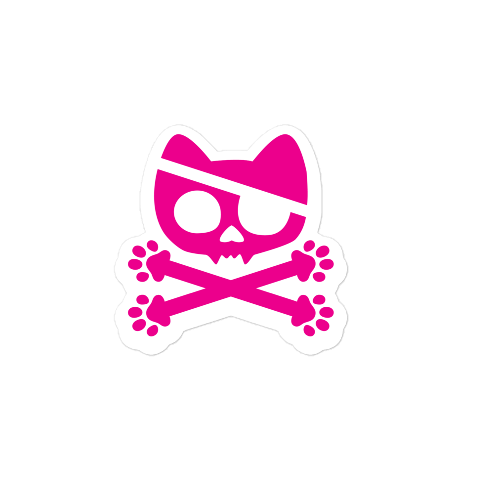 Cat N Paws Pink stickers